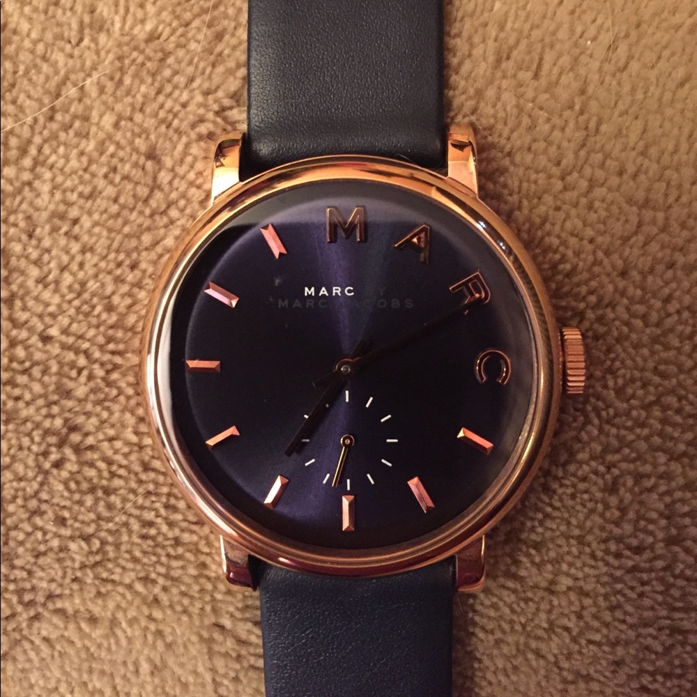 Navy and Rose Gold Marc by Marc Jacobs Watch