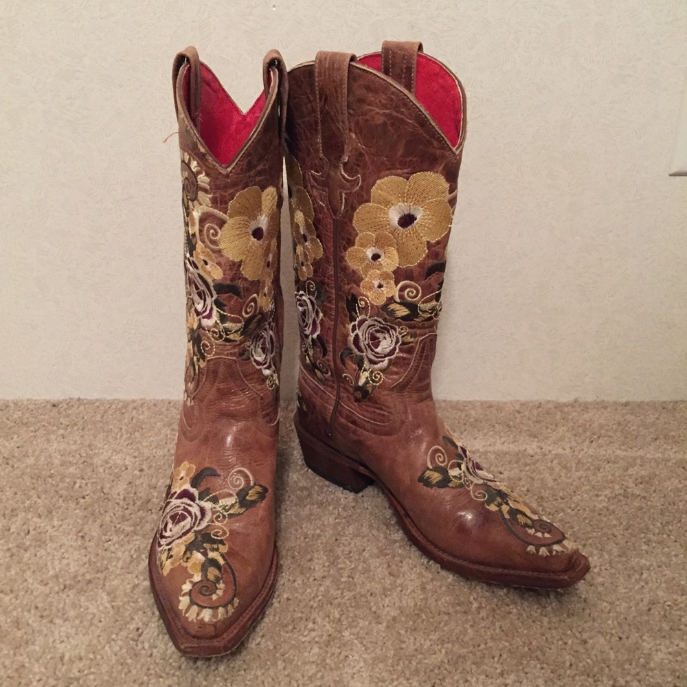 Macie bean floral boots