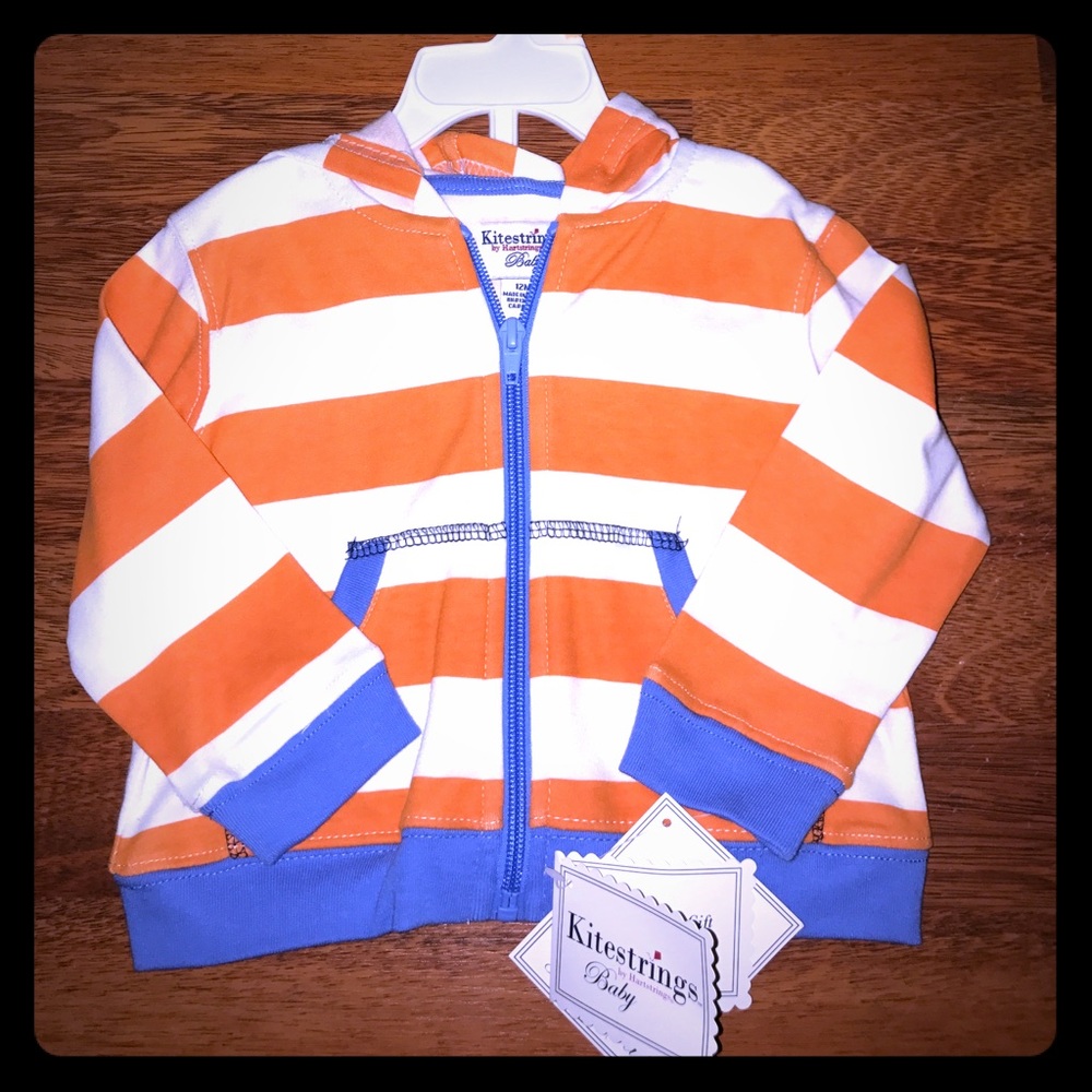 BNWT zip up hoodie by kitestrings