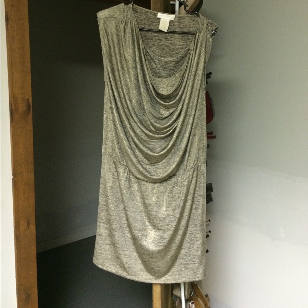 MM Couture Dress Large Gold
