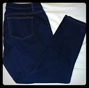 Chaps dark wash skinny jeans