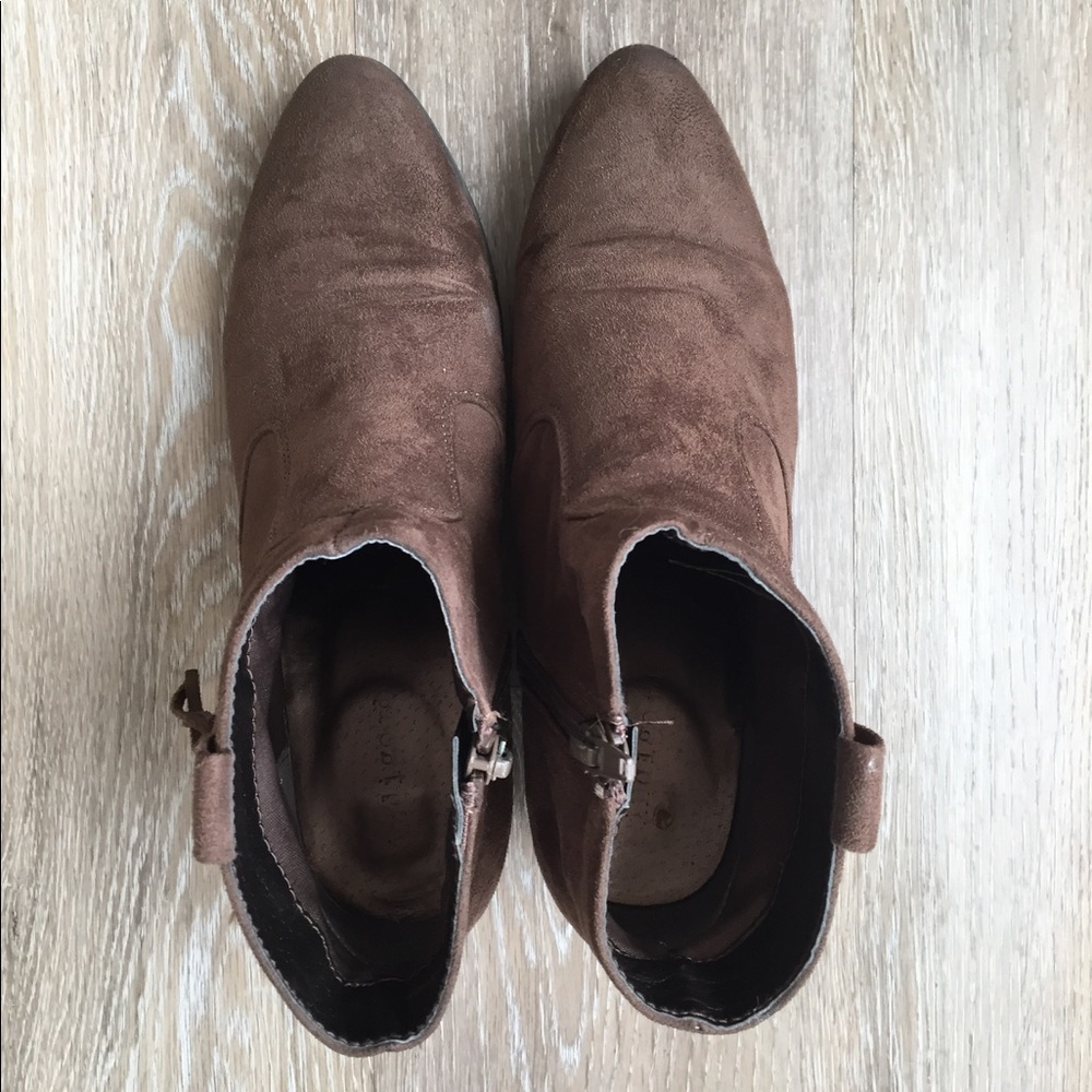 Suede Ankle Booties
