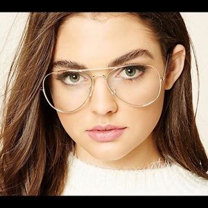 ✨FOREVER21 Clear Aviators!✨