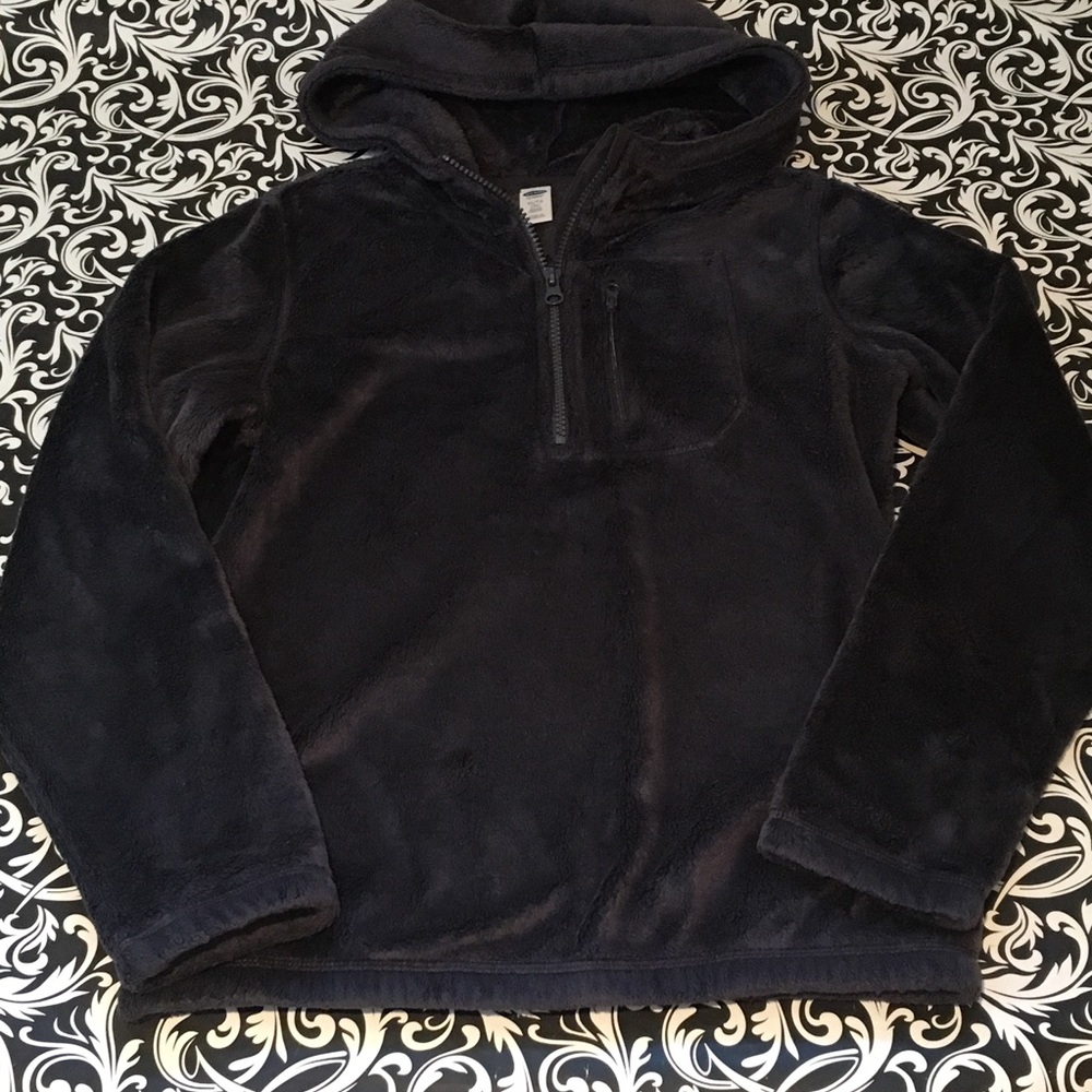 Old Navy slate dark gray plush fleece