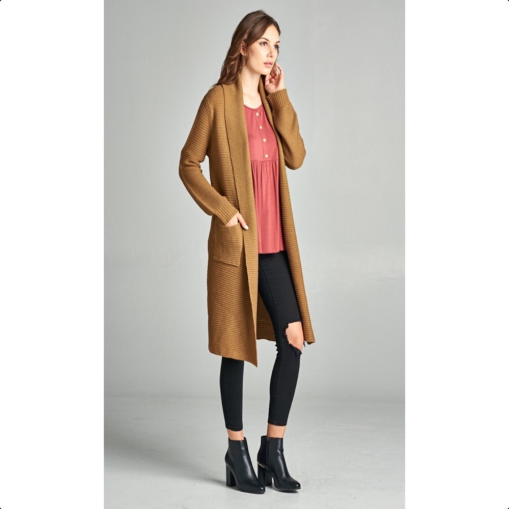 FLASH SALE🛍CLASSIC COAT CARDIGAN W/POCKETS