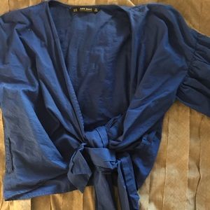 Crop dress up blouse