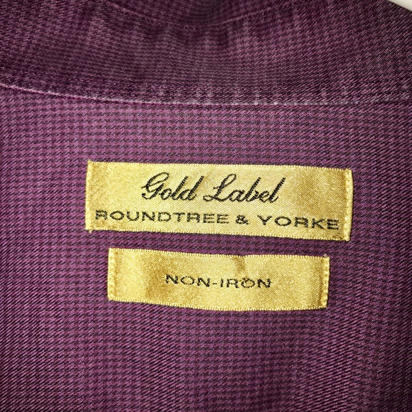 💙💙ROUND TREE💚GOLD LABEL💙BUTTON DOWN💚LG💙💙 - Picture 2 of 8