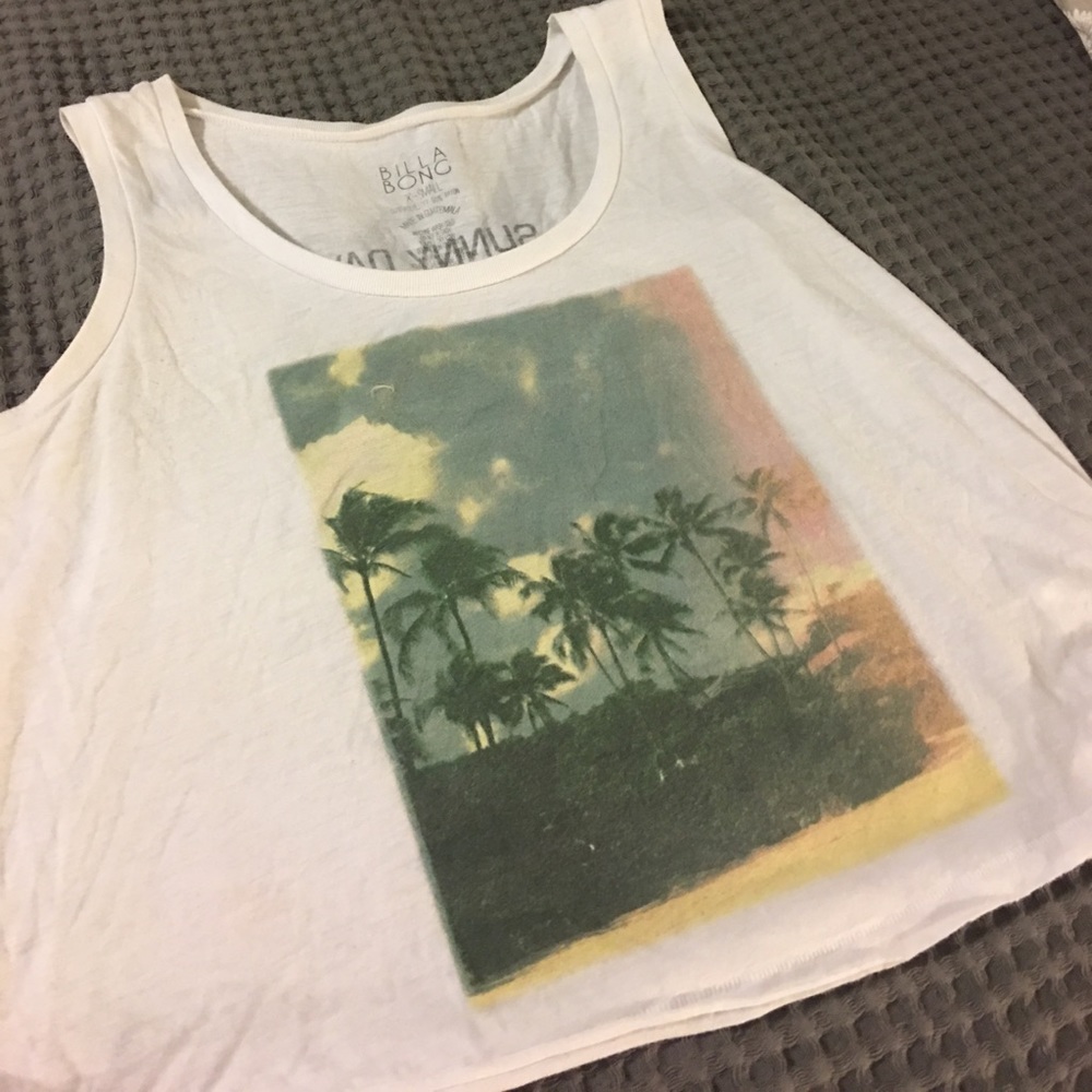 Billabong flowy crop top size extra small