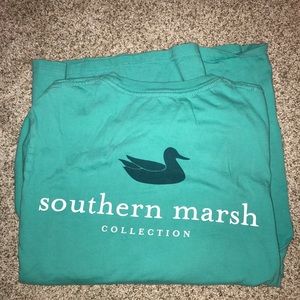 Long sleeve southern marsh t shirt