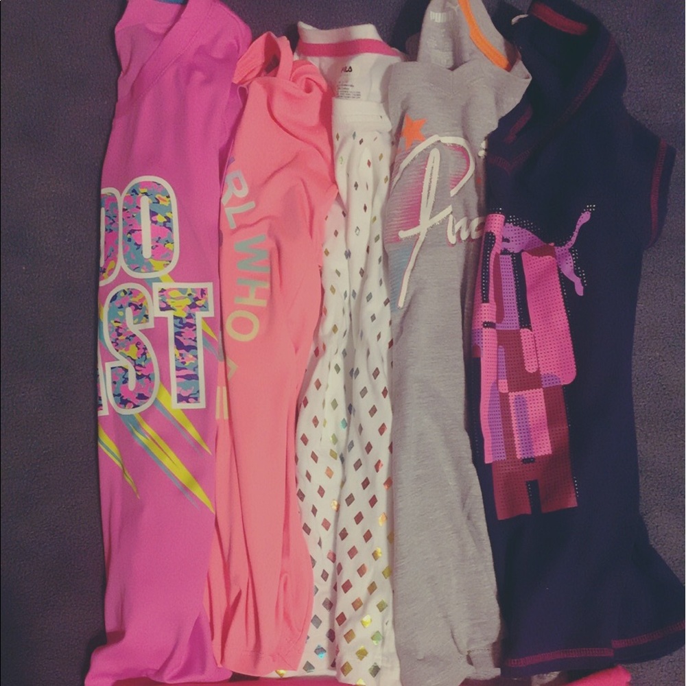 🛍 5 sport brand tshirts