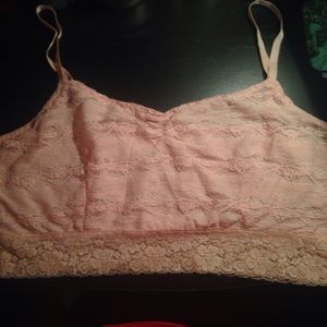 Pink Lace Bralette