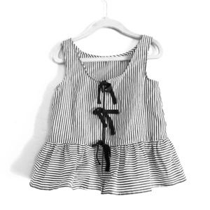 Zara girls top with stripes