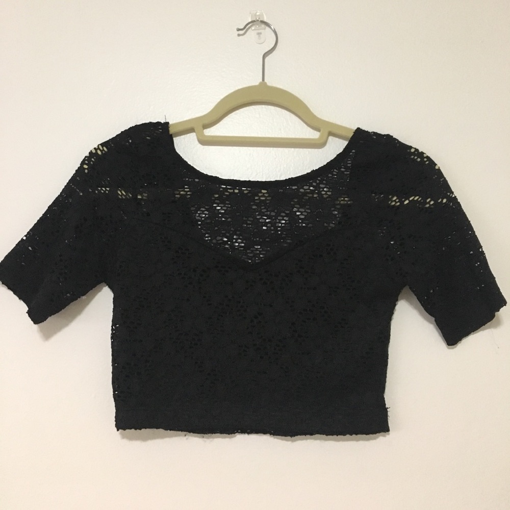 Adorable Lace Crop Top