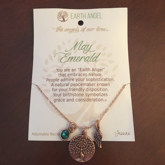 Earth Angel May Birthstone Necklace Copper - Picture 1 of 1