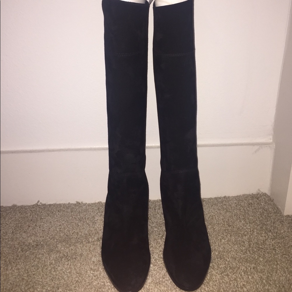 Christian Louboutin Suede Black Boots