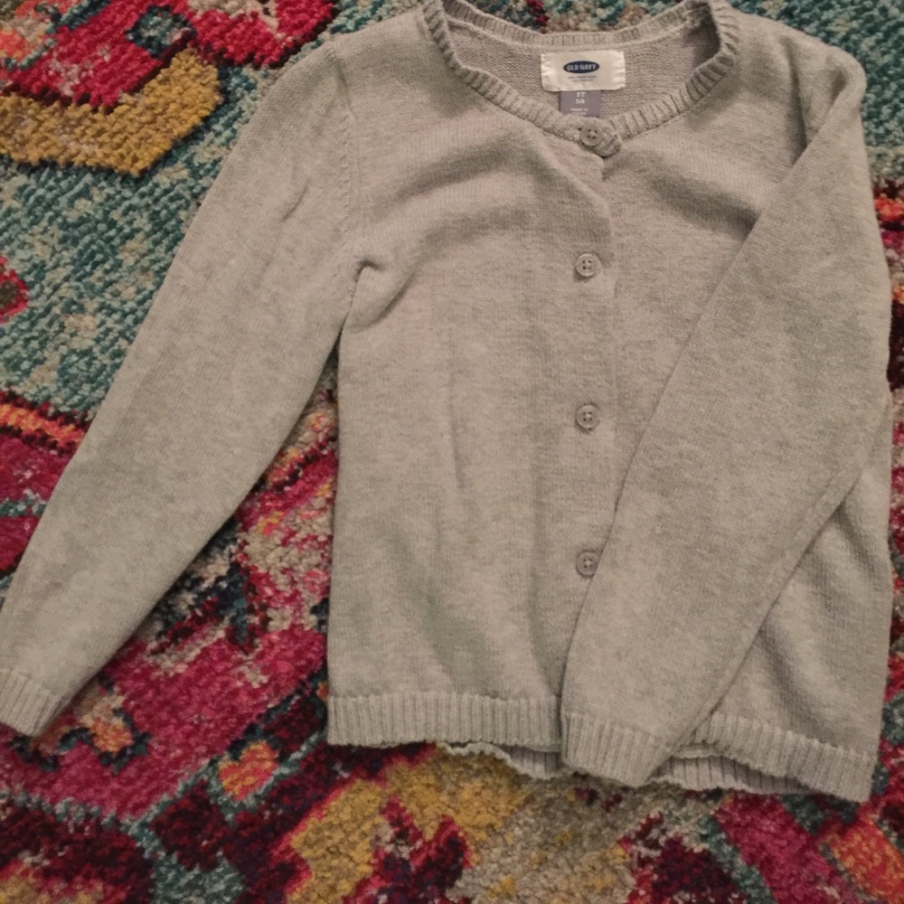 Light gray cardigan