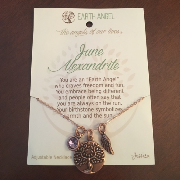 Earth Angel June Birthstone Necklace Copper - Picture 1 of 1