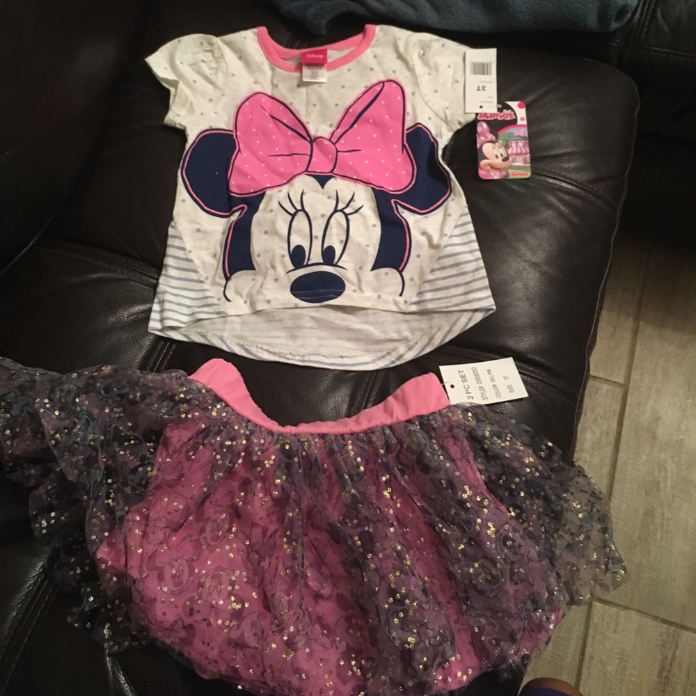 Minnie mouse two piece set