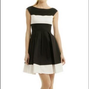Kate Spade Adette dress in black and white