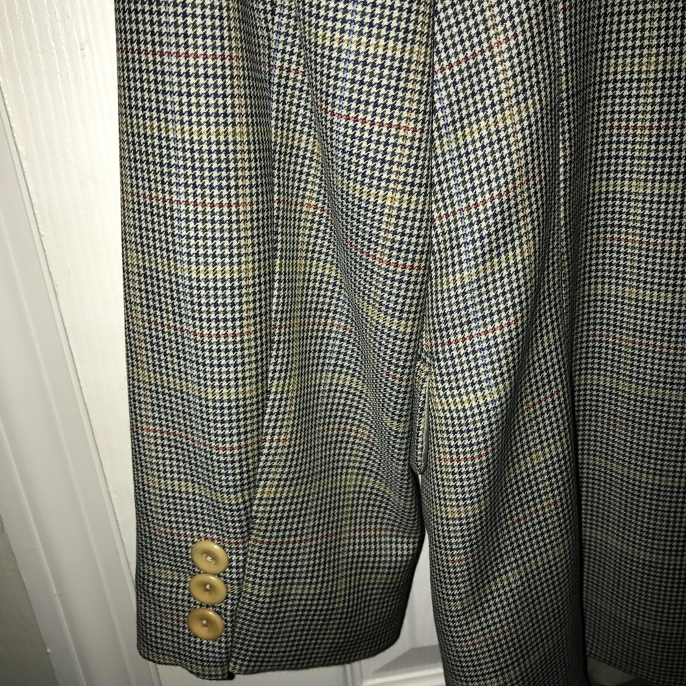 💜💜1-DAY SALE💛💜BURBERRY💛💜PINSTRIPE💛💜DOUBLE BREASTED💛💜 - Picture 7 of 8