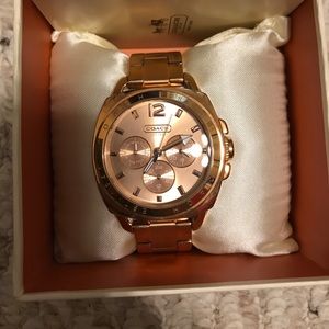 Rose Gold Coach Watch