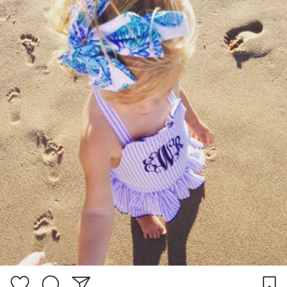 Monogrammed swimsuit collection - ERW EWR