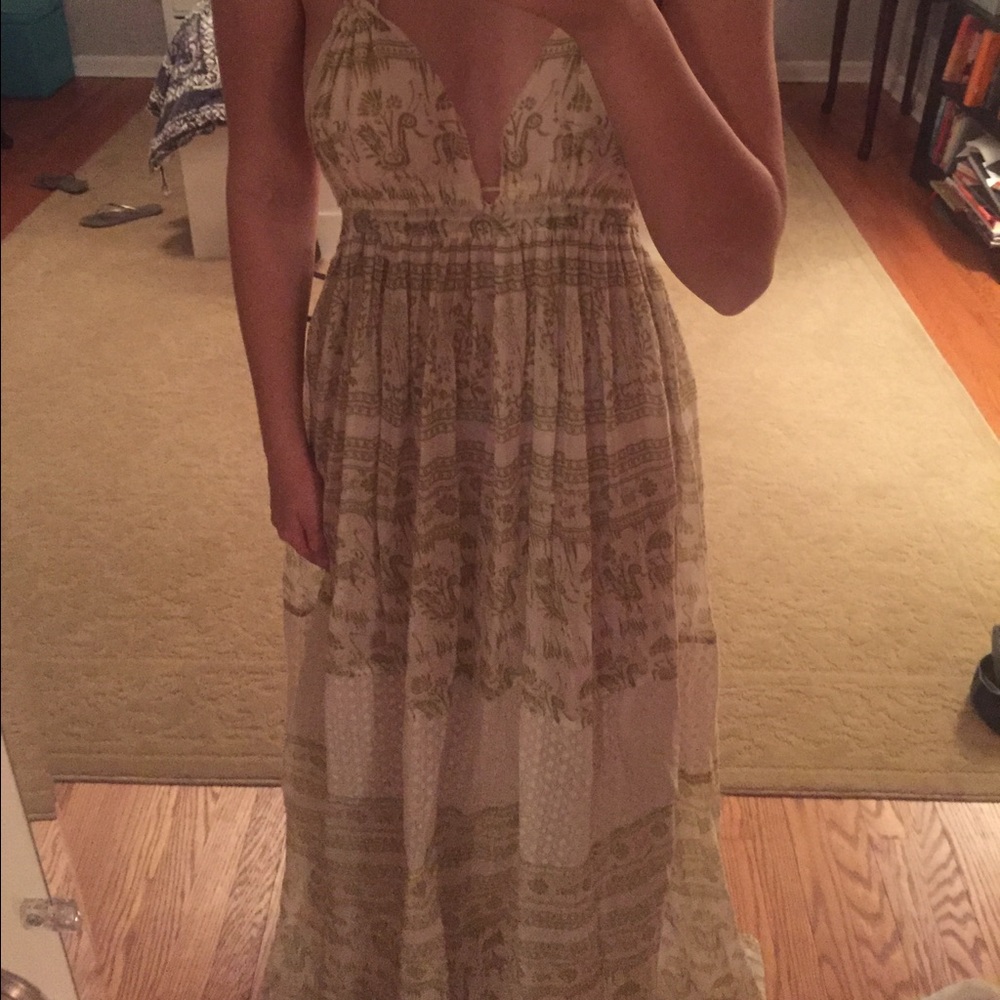 Free People strappy maxi dress!