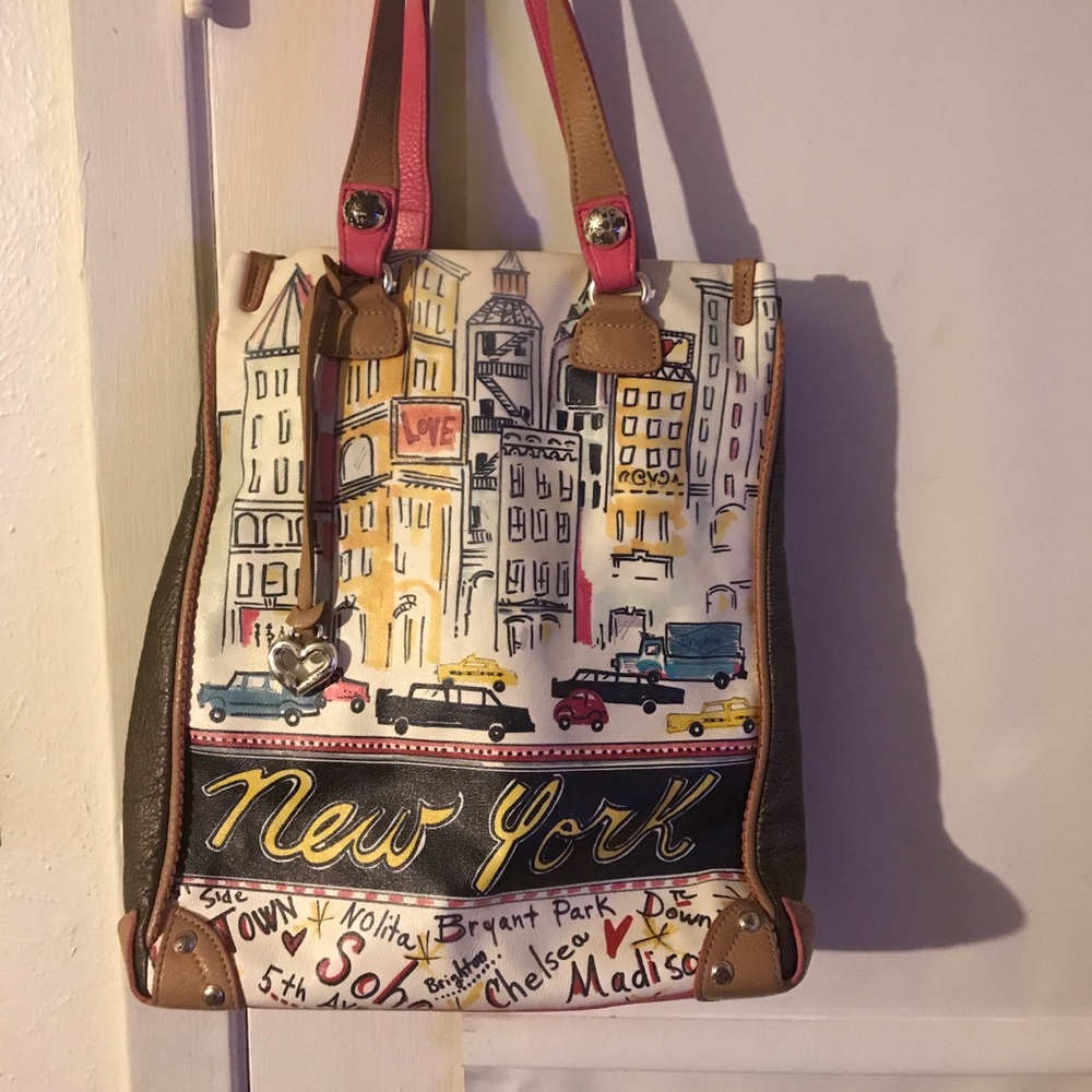 Brighton Leather Shoppers Tote