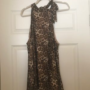 NWT Torrid tie neck tank