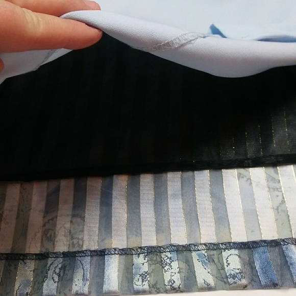 R&M RICHARD BLUE LAYERED TOP AND COVER UP WOMEN'S MP - Picture 7 of 7