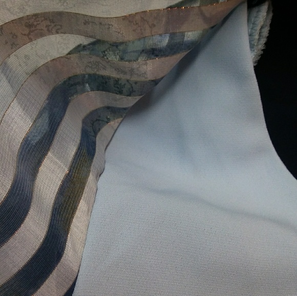 R&M RICHARD BLUE LAYERED TOP AND COVER UP WOMEN'S MP - Picture 6 of 7