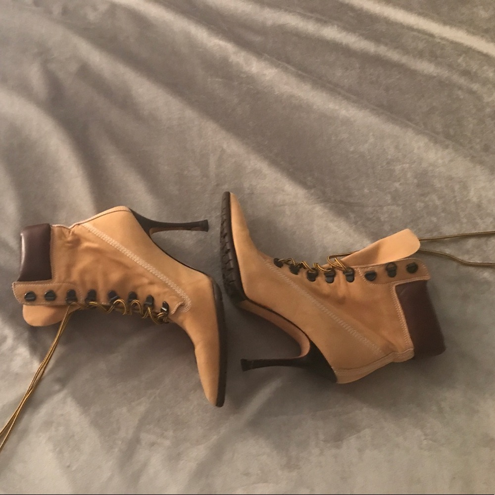 Manolo  Blahnik lace up boots!