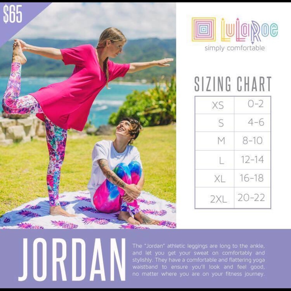 Jade & jordan sizing