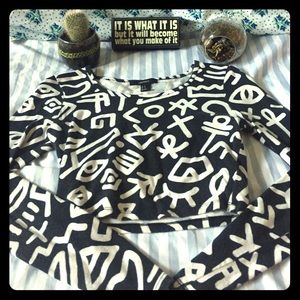 long sleeve crop top