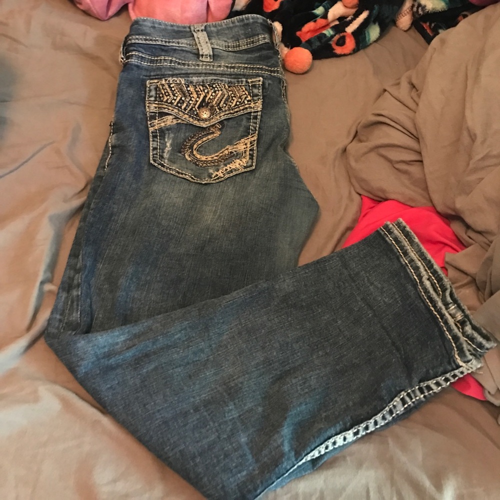 Silver Capris
