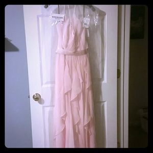 Long Chiffron halter dress