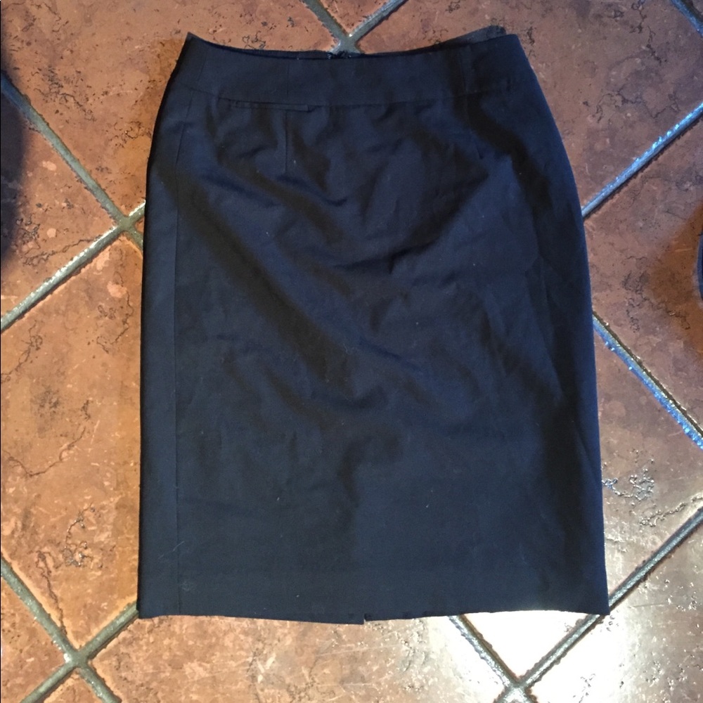 Black lined Calvin Klein Pencil skirt