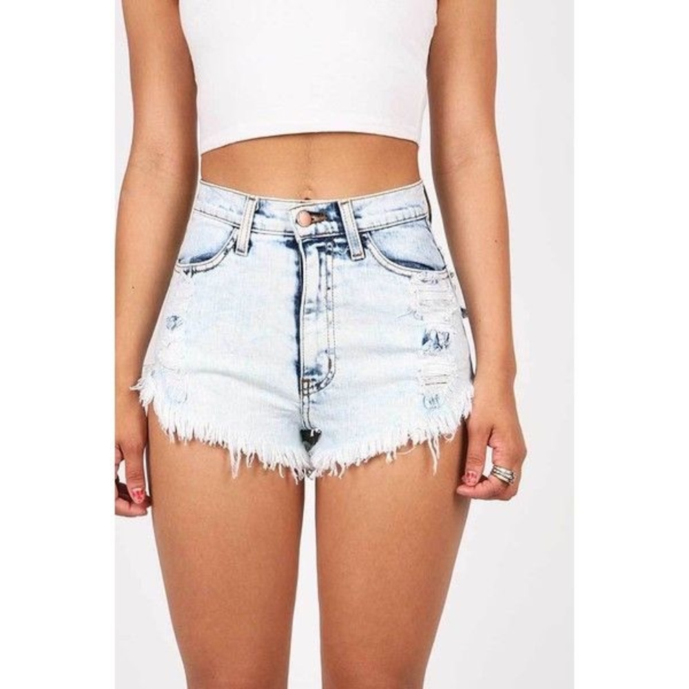 high waisted shorts