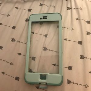 Teal LifeProof iPhone 6s Plus case