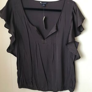 Charcoal blouse