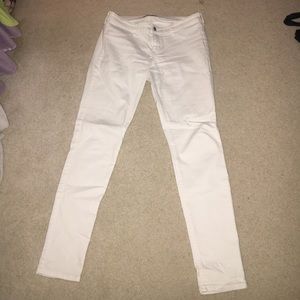 Hollister White Skinny Jeans size 9