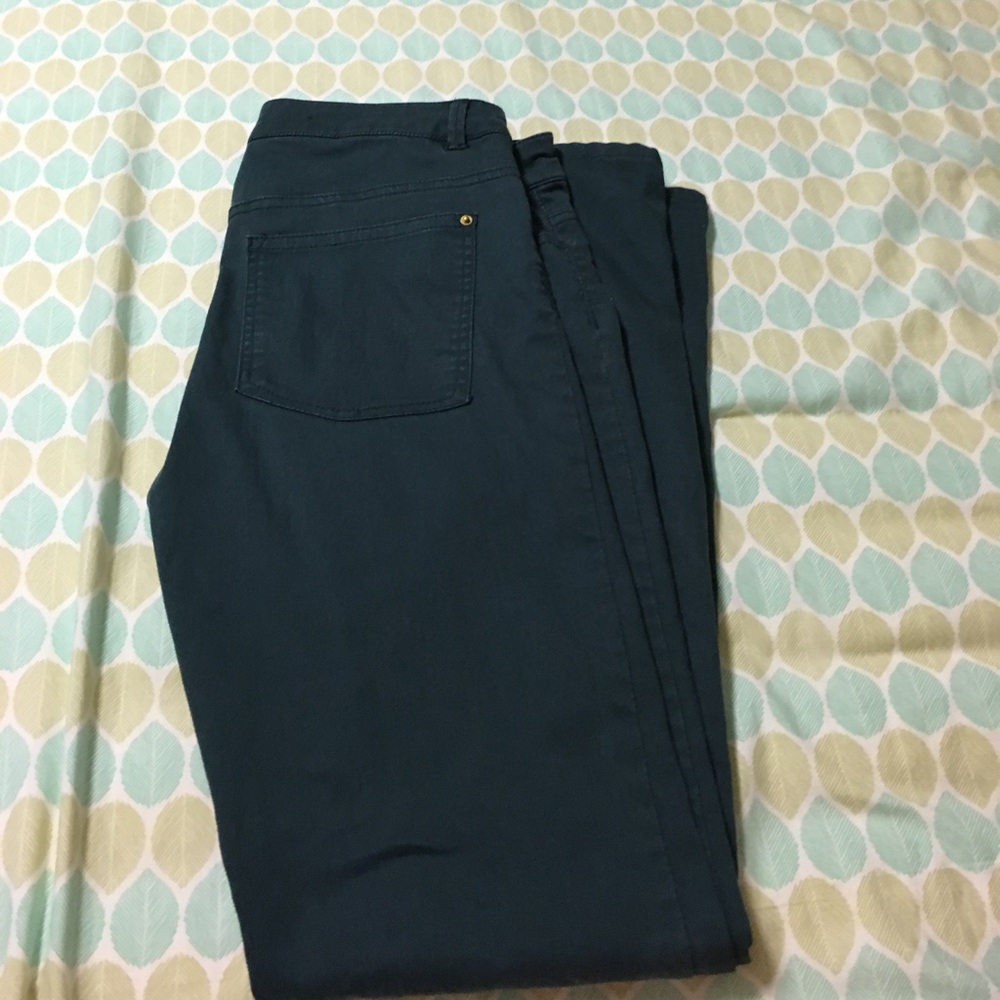 Turquoise pants