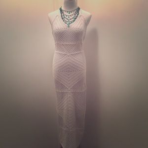 CROCHET MIDI BEACH COVER UP