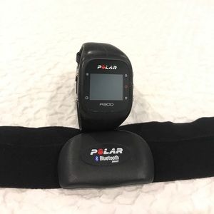 Polar A300 watch and heart rate sensor