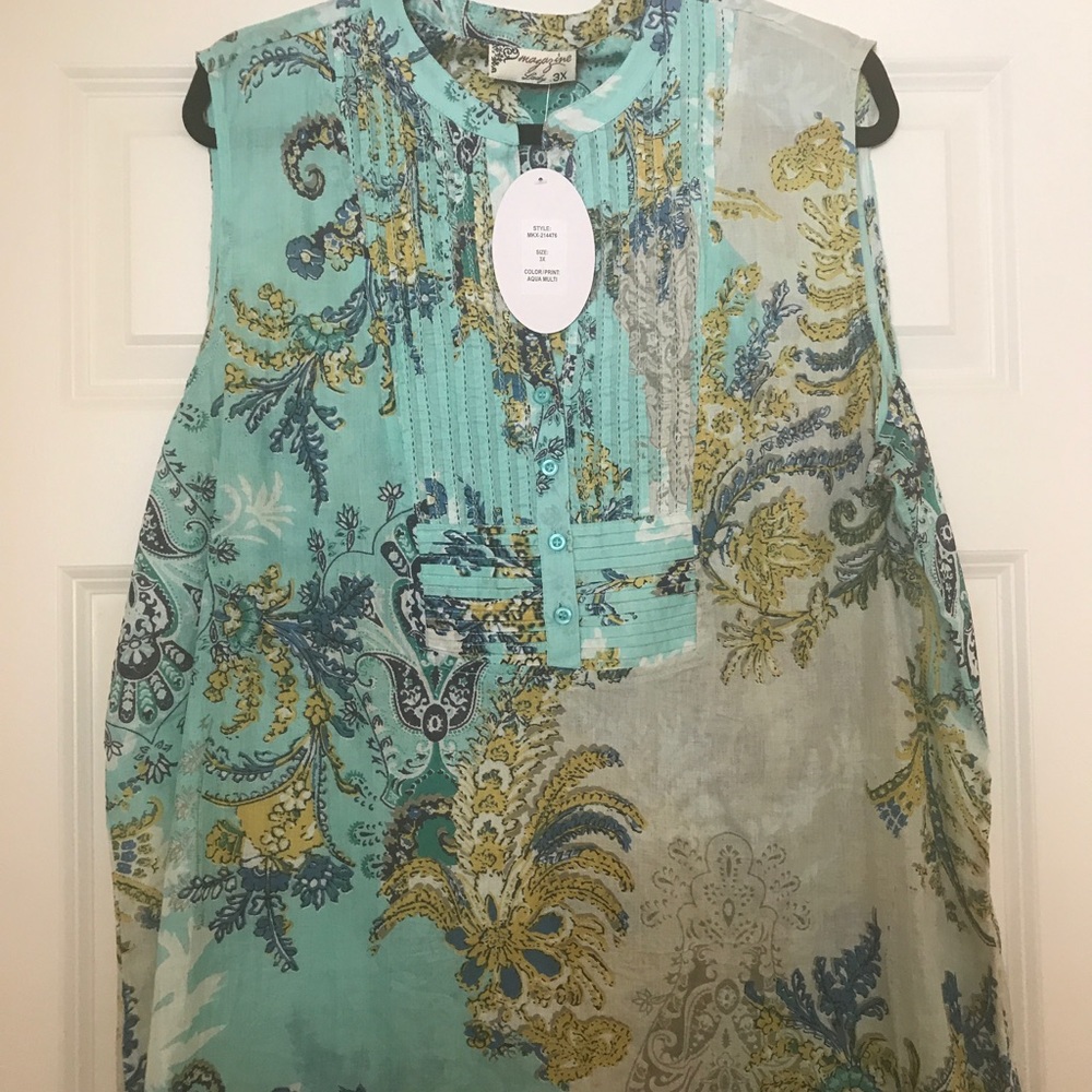 Paisley tank top