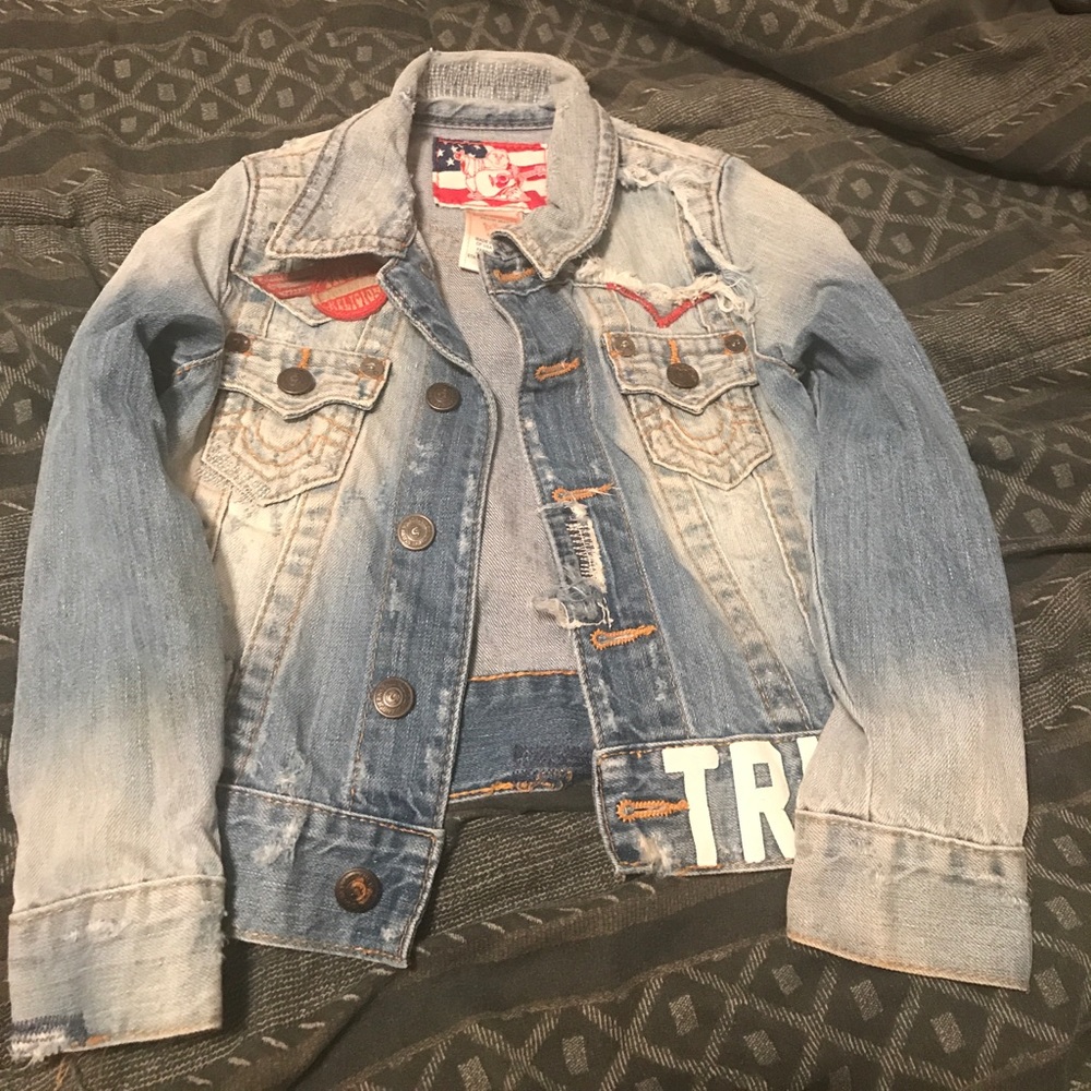 kid True Religion Jean Jacket
