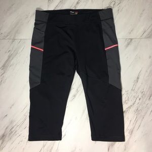 Fila size Large workout pants, running, yoga, crop