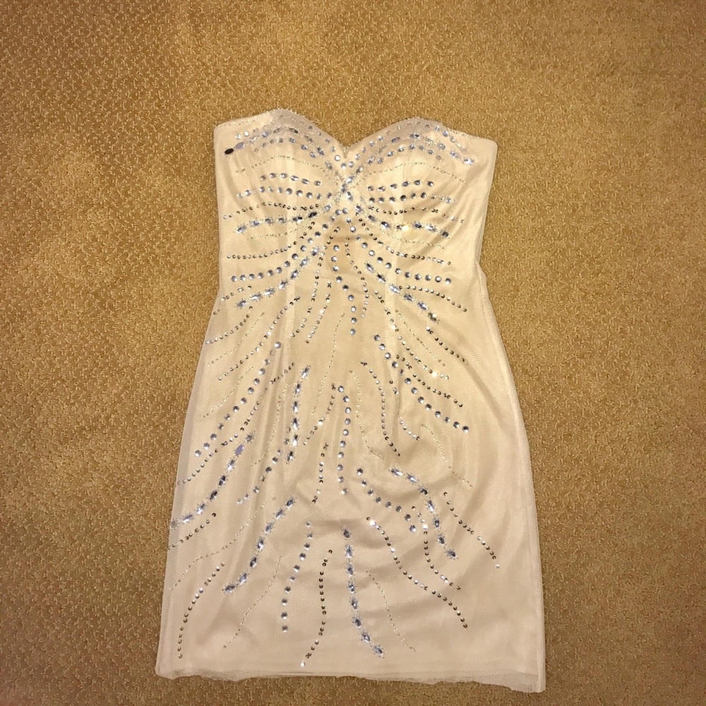 Rhinestoned cocktail dress