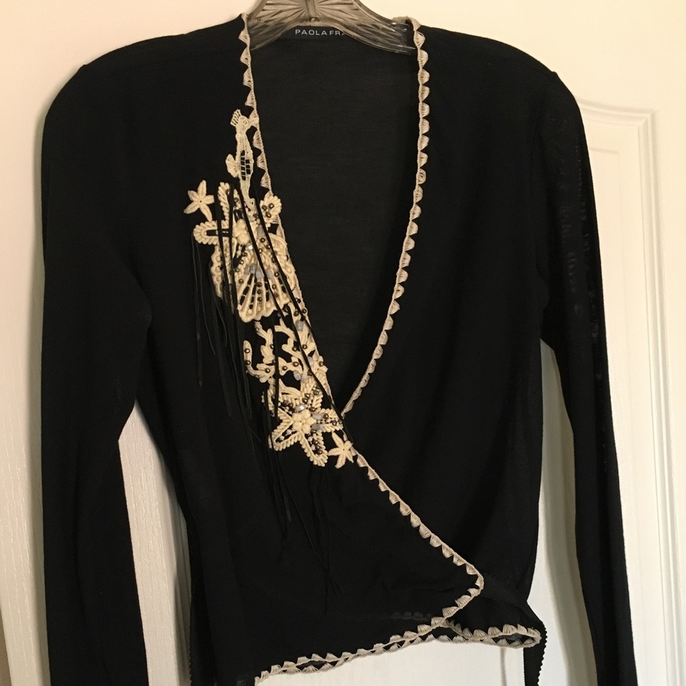 Paola Frani tank with wrap