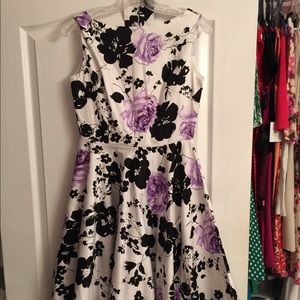 Fit and Flare Dress with belt NWOT